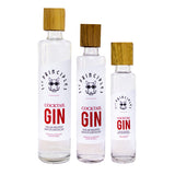 1st Principles Cocktail Gin available in 3 bottle sizes: 750ml, 500ml and 250ml.
