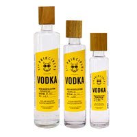 1st Principles Pumpkin Vodka available in 3 bottle sizes: 750ml, 500ml and 250ml.
