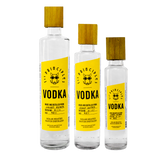 1st Principles Sweet Potato Vodka available in 3 bottle sizes: 750ml, 500ml and 250ml.